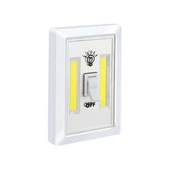 PowerMaster SL-606 Pilli Duvar Anahtarı Tipi COB LED Lamba - Kablosuz Dolap İçi Aydınlatma
