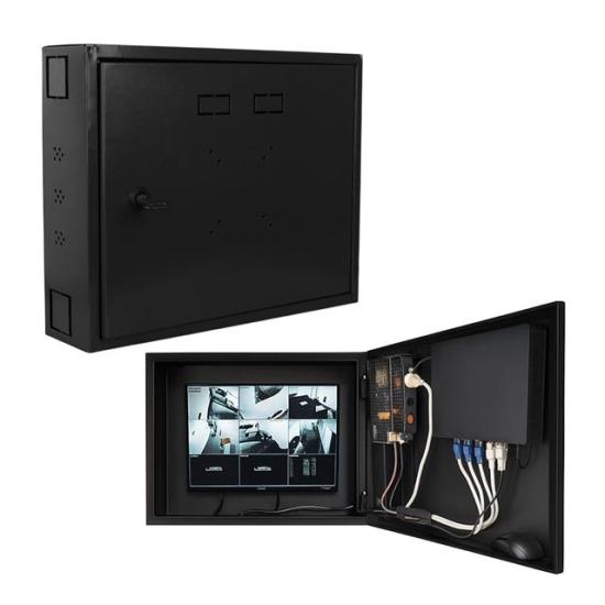 Novacom 45x35x10 Cm Dik Tip Gri Monitör Takılabilen Dvr Kabini