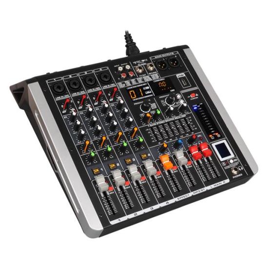 Magicvoice Mv-26493 2X350 4 Kanal Usb-Sd-Bluetooth 5 Bant Eq-99 Dsp Efk Power Mixer