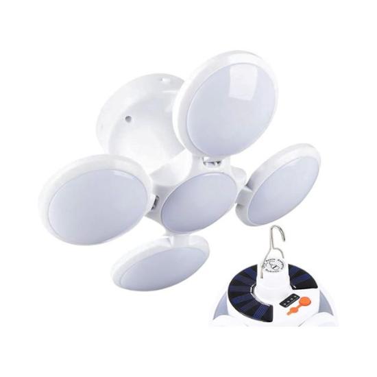 Premio PR-2038 5 Kanatlı Solar Bataryalı Şarjlı Katlanabilir Acil Durum Kamp Lambası