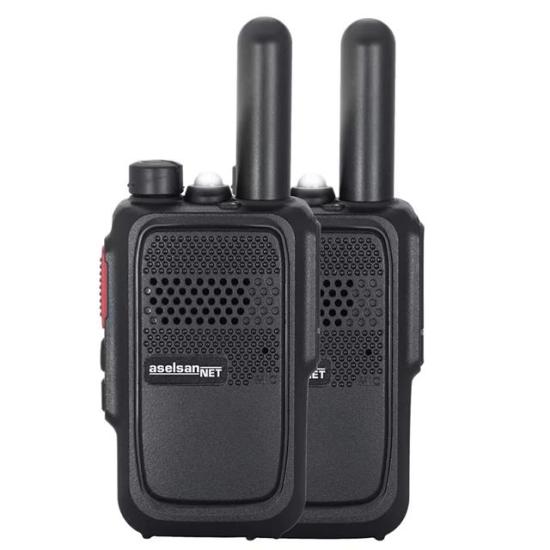 Aselsan Pm-580 Pmr Şarj Dahil İkili El Telsizi (10 Km)(16 Kanal + 121 Alt Kanal)