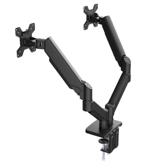 PowerMaster PM-252D 13-32’’ Amortisörlü Stand Çift Kol LCD-LED Gaming Monitör Tutucu Stand Askı Aparatı