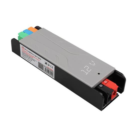 PowerMaster PM-26838 12 Volt 5 Amper 60 Watt Slim Metal Kasa Adaptör Voltaj Göstergeli 148x43x27mm