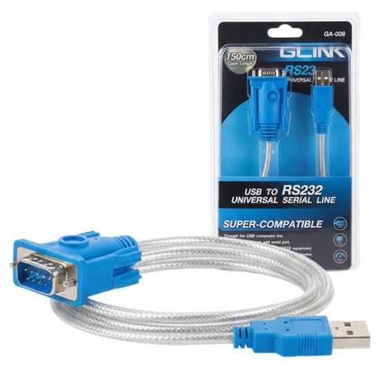 PowerMaster PM-21764 USB to RS232 1.5 Metre Üniversal Serial Line (Glink GA-009)