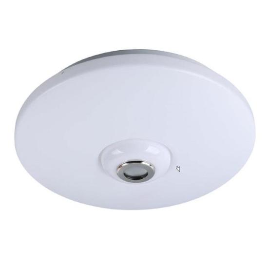Powermaster PM-27331 Beyaz 34*9 Cm 24 Watt Bluetooth Hoparlörlü Tavan Aydınlatma (AL-BL301) Tornavida Hediyeli