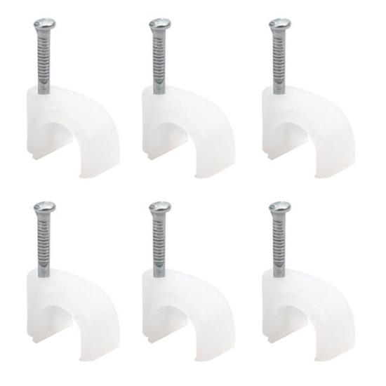 Kroşe 1 Numara Çelik Çivili 4 Mm (Kordon Kabloları İçin) 100\\’lü Poşet Powermaster