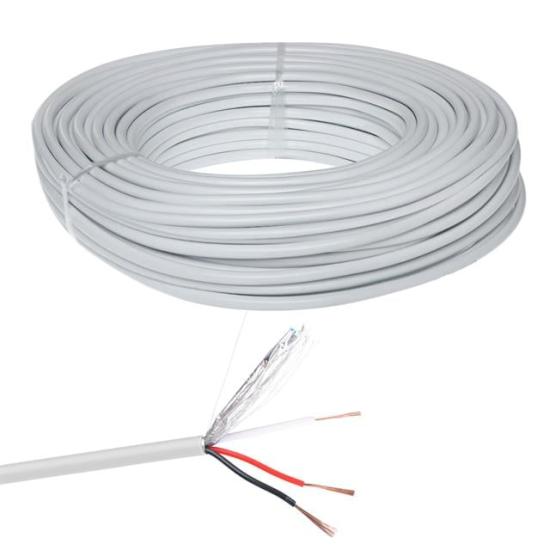 PowerMaster PM-27948 2+1X0.50mm CCA CCTV Kamera Kablosu (100 Metre)