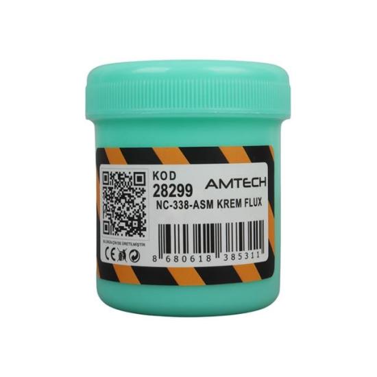 Amtech NC-338-ASM 100g Lehim Kremi (Flux) No-Clean Halojensiz Profesyonel BGA/SMD Lehimleme
