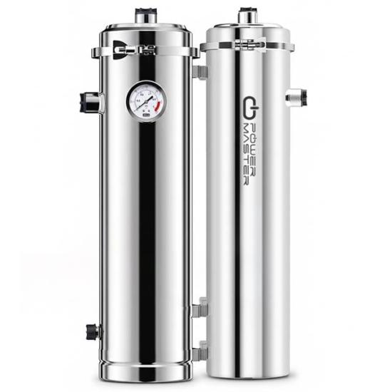 PowerMaster PM-28654 Ana Hat Su Arıtma Sistemi 10.000 L/Saat Paslanmaz Çelik Gövdeli Yıkanabilir UF-PVDF Filtreli