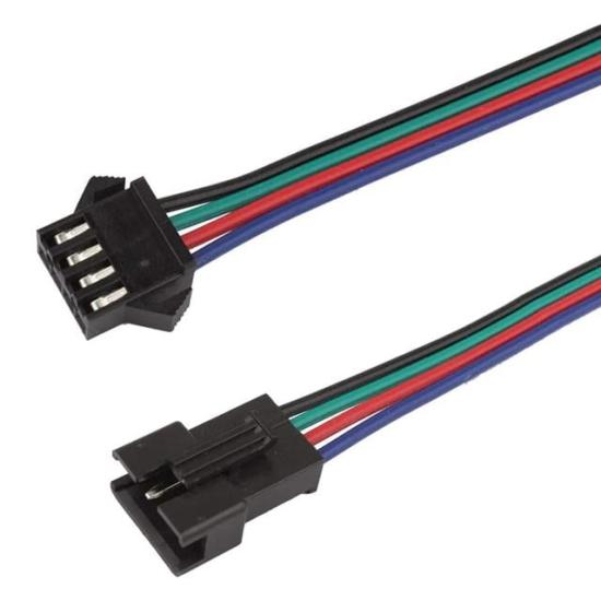 JST SM 4 Pin Kablolu Konnektör Takım IC-261J-4