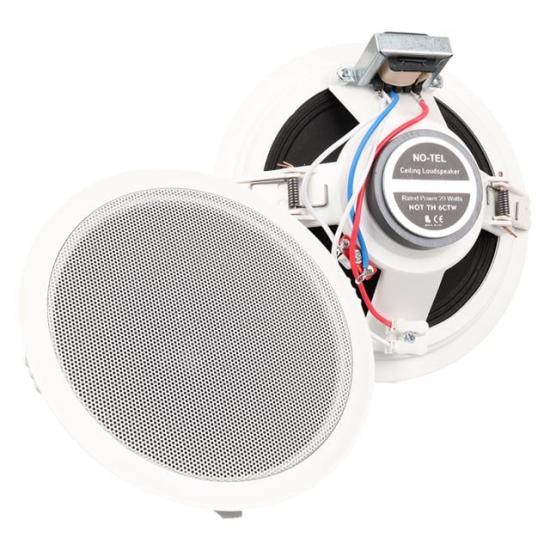 NO-TEL TH6CTW 6’’ 16 CM 20 Watt Beyaz Alçıpan Trafolu Hoparlör