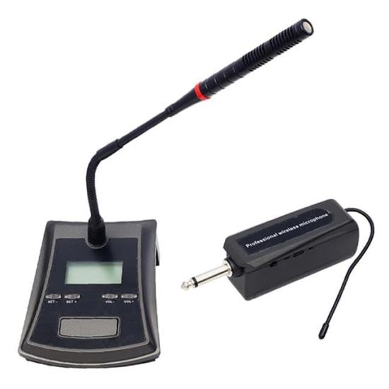 Gold Audio GX-751 UHF Ekranlı Wireless Kablosuz Kürsü Mikrofonu