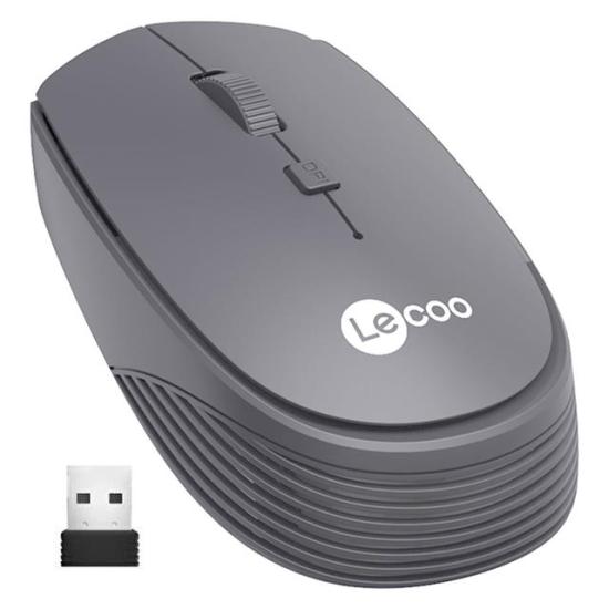 Lenovo Lecoo WS202 2.4GHz Kablosuz 1200DPI Gri Optik Mouse 4 Tuşlu
