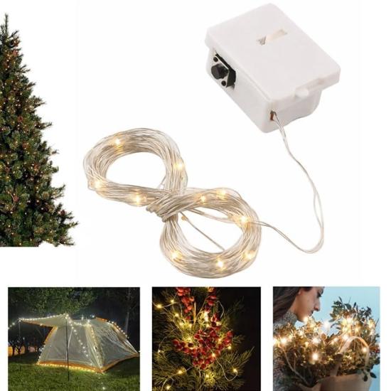 Powermaster PM-29155 Pilli 4.5 Volt 3 Metre Gün Işığı Dekoratif Peri Led