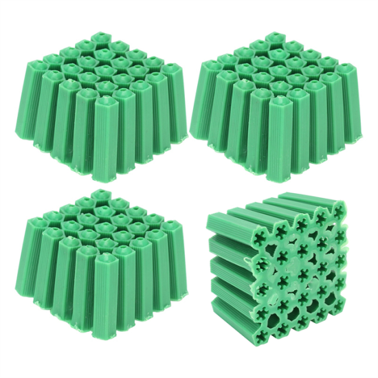 6mm Yeşil Plastik Dübel 500’lü Ekonomik Paket