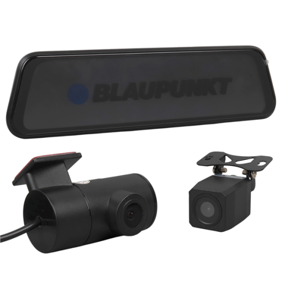 Blaupunkt DVR3M01 Wifi + 256GB SD Kart Destekli 9.66’’ Dikiz Aynası İç-Dış-Park 3 Dvr Araç Kamera