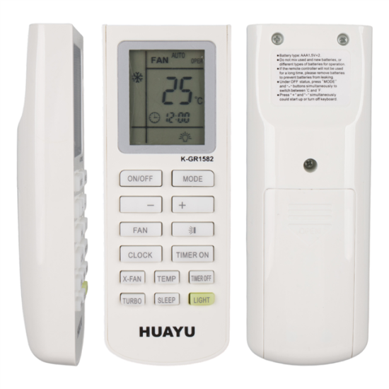Huayu K-GR1582 Üniversal Gree Akıllı Klima Kumandası