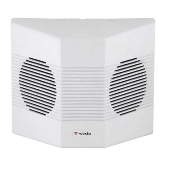 Westa WS-121T Beyaz 12 Cm Çift Yönlü 10 Watt 70-100V Trafolu Sütun Hoparlör