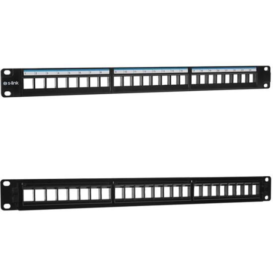S-Link SL-F24N Jack’sız 24’lü Patch Panel