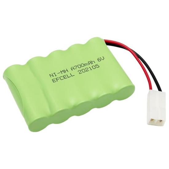 Efcell EF-202105 6 Volt 700mAh 5’li Oyuncak Araç Pili Soketli 71x50x15mm