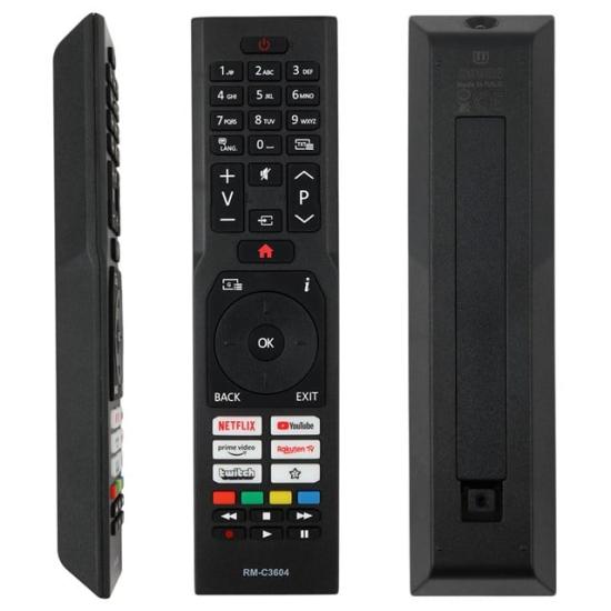 Jvc HJC123 RM-C3604 Netflix-Youtube-Prime Video Tuşlu Lcd-Led Tv Kumanda
