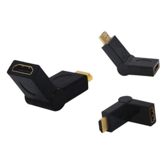 HDMI Erkek Dişi L Tip Ara Oynar Başlık