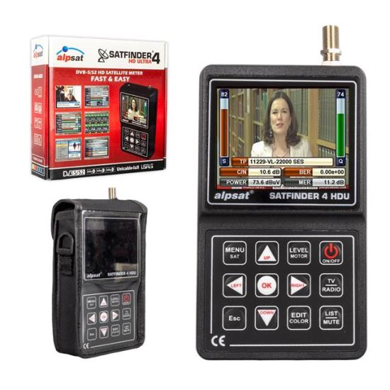 Alpsat Satfinder 4 HD Ultra 3.5’’ LCD Ekranlı Uydu Yön Bulucu (AS04-HDU)