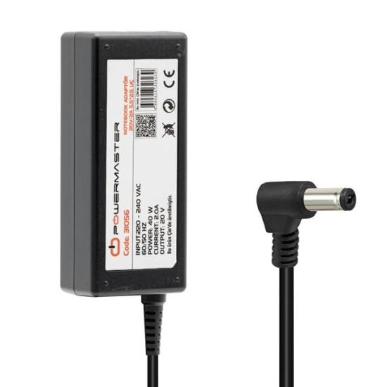 Powermaster PM-31056 20 Volt - 2 Amper 5.5*2.5 Mm Uçlu Adaptör (Lenovo Ibm Notebook)