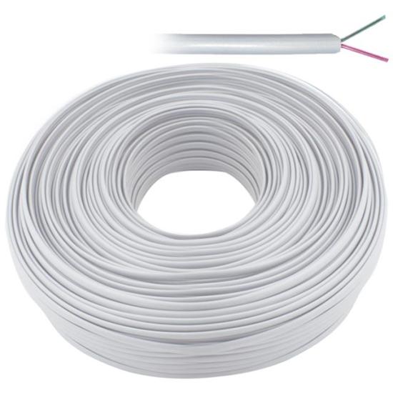 Telefon Kablo 2’li Gri Flat Köken 100 Metre