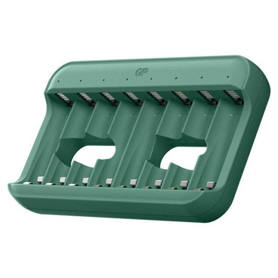 GP ReCyko E822 8’li USB Kalem Pil Şarj Cihazı - AA ve AAA Uyumlu Akıllı LED Göstergeli Profesyonel Şarjlı Ünitesi