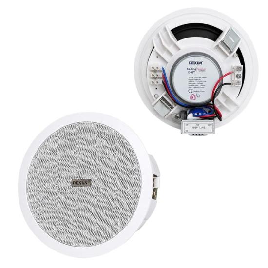 Dexun D-16T 16 Cm Hat Trafolu 100 Volt 15 Watt Alçıpan Tavan Gömme Hoparlör