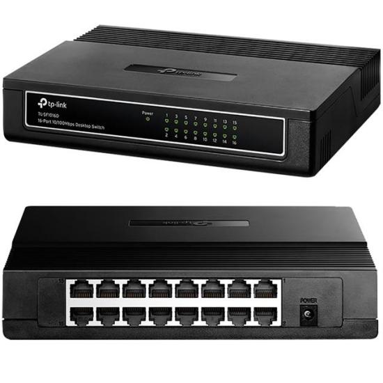 TP-Link TL-SF1016D 16 Port 10-100 Mbps Ethernet Switch