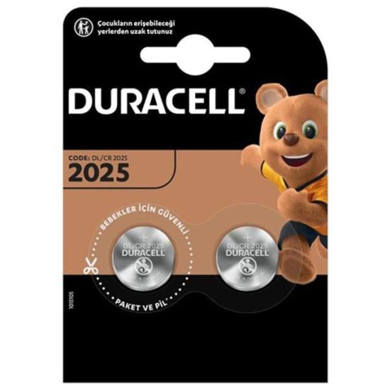 Duracell CR2025 Lityum Pil (2’li Paket)