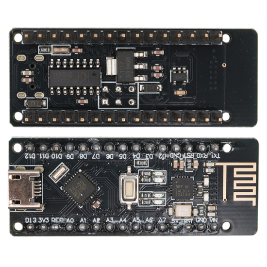 Arduino Nano V3.0 Uyumlu NRF24L01+ Entegreli Micro USB RF-Nano Geliştirme Kartı