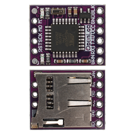 OpenLog ATmega328P MicroSD Seri Veri Kaydedici Modül