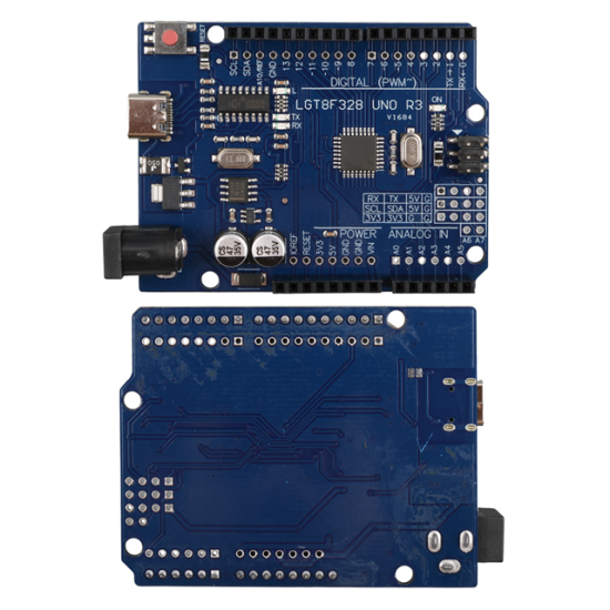 Arduino LGT8F328 UNO R3 USB-C Geliştirme Kartı