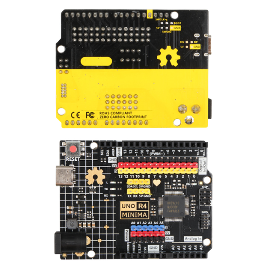 Arduino Uno R4 Minima - Gelişmiş Sensör Sürümü (USB-C)