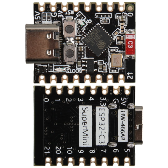 ESP32-C3 SuperMini WiFi + Bluetooth RISC-V Geliştirme Kartı USB-C