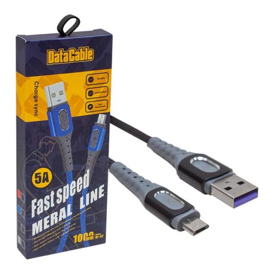 Powermaster PM-3780 Örgülü 5 Amper Micro Usb Hızlı Şarj Data Kablosu