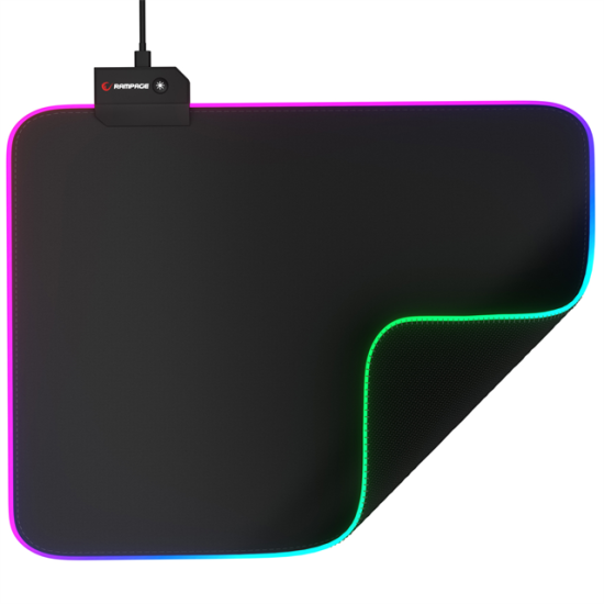 Rampage MP-21 Pulsar M Rgb Ledli 252X328X3 Mm Siyah Oyuncu Mouse Pad