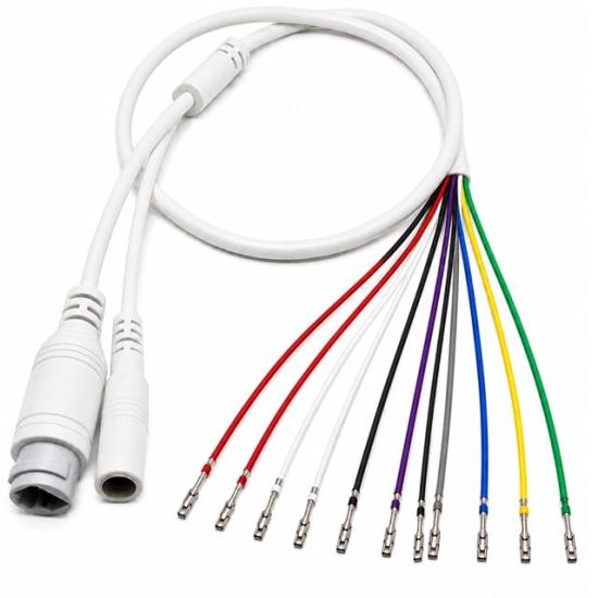 Novacom 9057 Soketli 11 Pin IP Kamera Montaj ve Bağlantı Kablosu (1,25-8Y / PH-2Y
