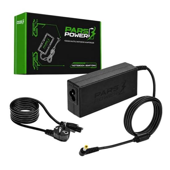 Parspower Prs-004 Plastik Kasa 19V 4.74A 90W 5.5*1.7Mm Standart Notebook Adaptör