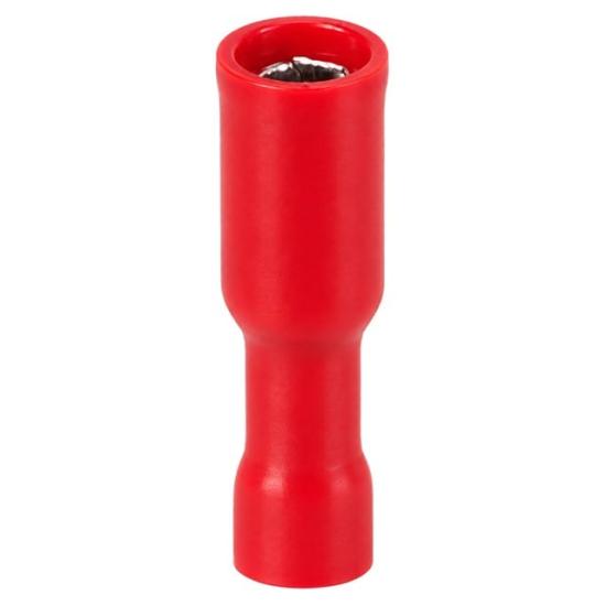 PowerMaster PM-39064 0,5-1,5mm2 Kesit 24x7x5mm Soket Kırmızı İzoleli Kablo Pabucu (100’lü Paket)