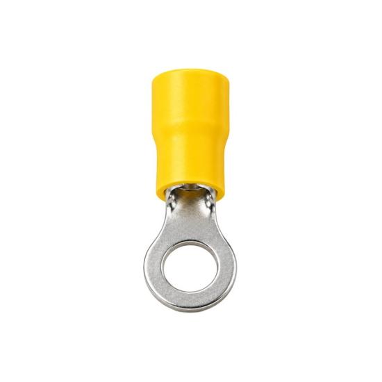 PowerMaster PM-39078 4-6mm2 Kesit 34x15x8mm Soket Sarı İzoleli Kablo Pabucu (100’lü Paket)
