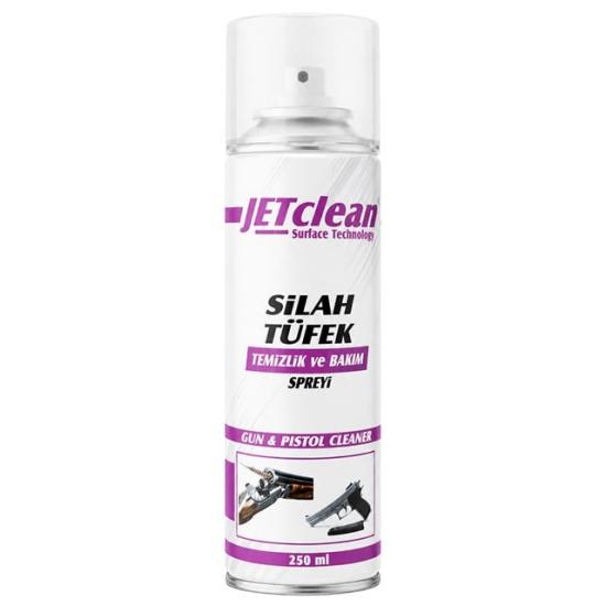 JETclean 250ml Silah ve Tüfek Temizlik Bakım Spreyi 4’ü 1 Arada Koruyucu Yağ ve Pas Sökücü