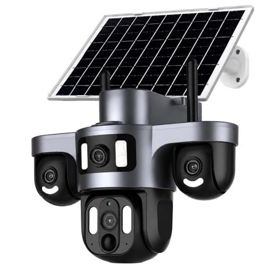 Canavis CA-15002 4G SIM Kartlı Solar PTZ Dış Mekan IP66 Güvenlik Kamerası + Çift Antenli Akıllı AI Takip