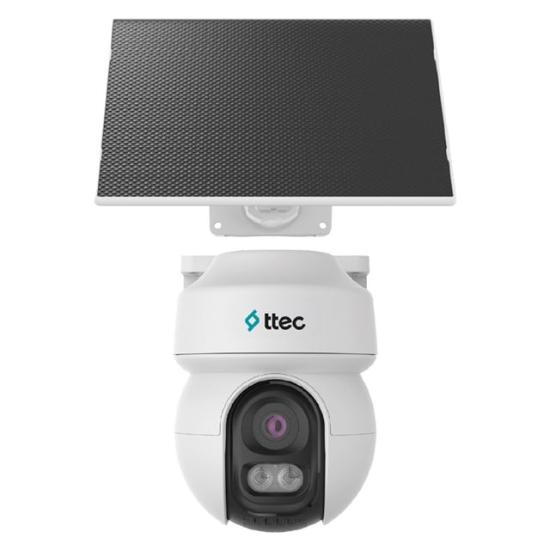 TTEC SLR-3330S-MH/SL-4G 3MP 4mm 4G Solar PTZ Güvenlik Kamerası + Kesintisiz Enerji ve Kablosuz İzleme