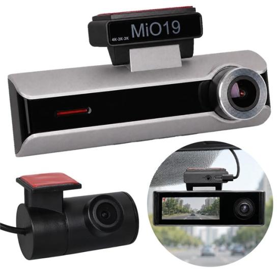 Mio MİO19 3.2’’ 4K-2K-2K Gece Görüşlü 3 Kanallı Araç Kamera Kayıt Sistemi