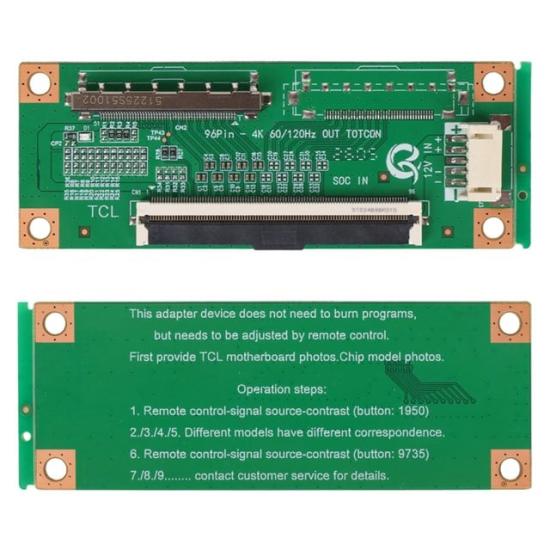 Weko 96 Pin In - 120 Pin Out Samsung 4K Flexi Çevirici Kartı