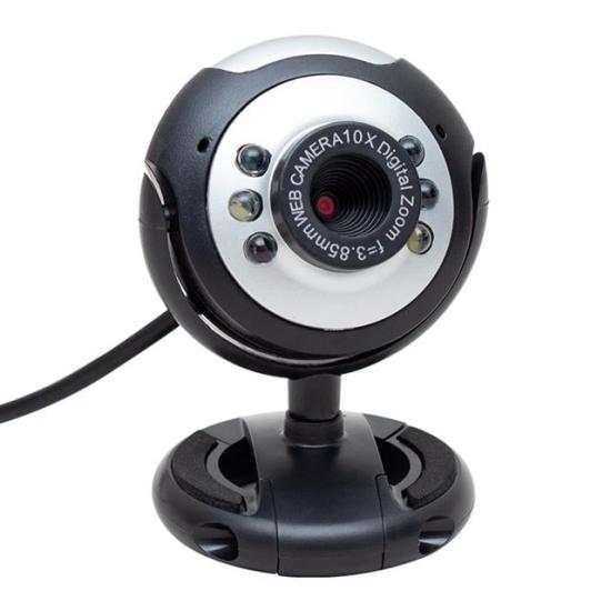 Powermaster 1.3 MP 10x Zoom Ledli Mikrofonlu Pc Webcam PM-3962